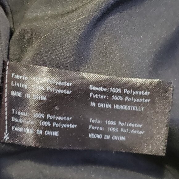 Wantdo Trench Coat Women's Size XL Black Double Breasted Belted - Picture 8 of 10